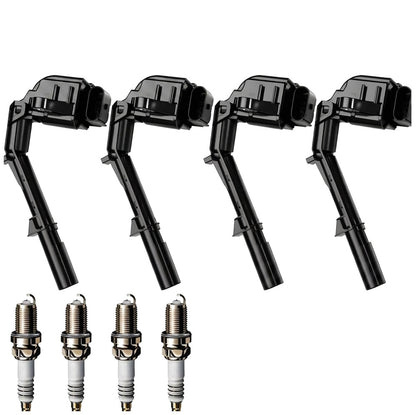 Ignition Coil and Iridium Spark Plugs for Mercedes Benz GLC-Class (2016-2019) 2.0L