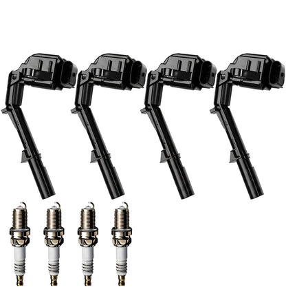 Ignition Coil and Iridium Spark Plugs for Mercedes Benz SLC-Class (2017-2019) 2.0L