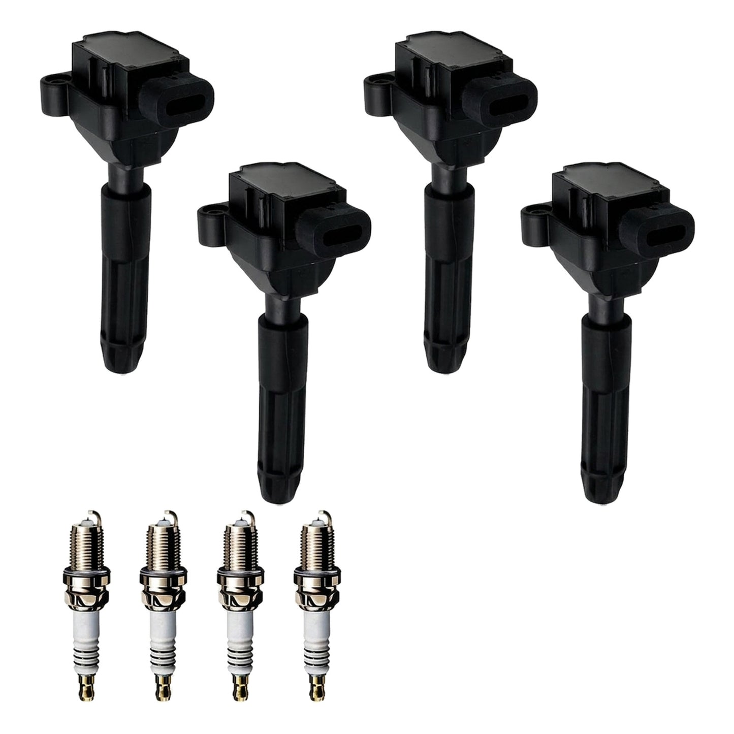 Ignition Coil and Iridium Spark Plugs for Mercedes Benz SLK-Class (2001-2004) 2.3L