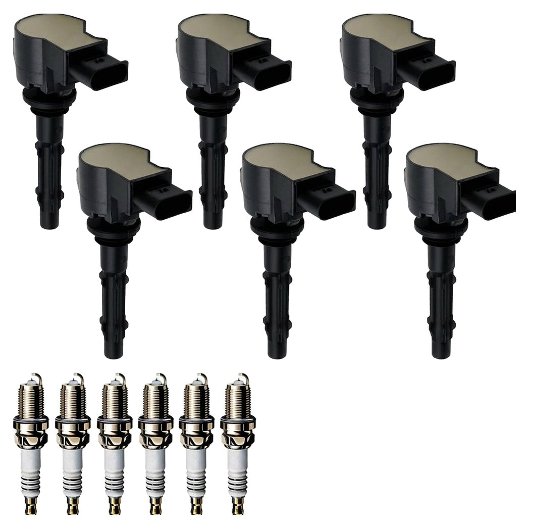 Ignition Coil and Iridium Spark Plugs for Mercedes Benz SLK-Class (2005-2011) 3.5L