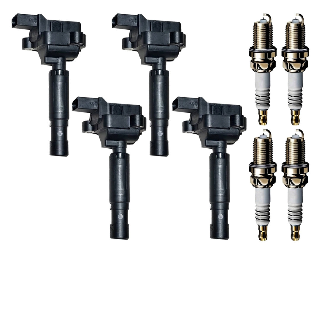 Ignition Coil and Iridium Spark Plugs for Mercedes Benz SLK-Class (2012-2015) 1.8L