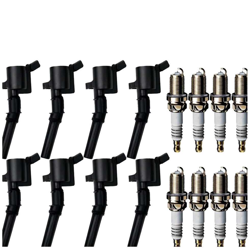 Ignition Coil and Iridium Spark Plugs for Mercury Grand Marquis (2007-2011) 4.6L