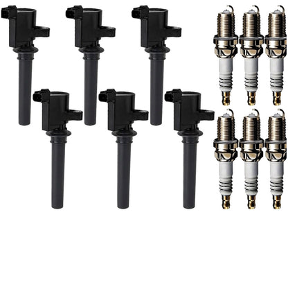 Ignition Coil and Iridium Spark Plugs for Mercury Mariner (2005-2008) 3.0L