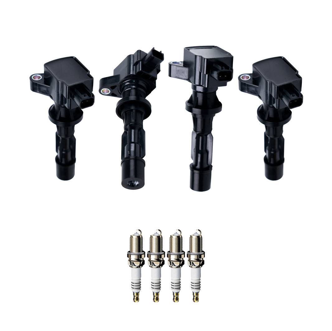 Ignition Coil and Iridium Spark Plugs for Mercury Milan (2006-2009) 2.3L
