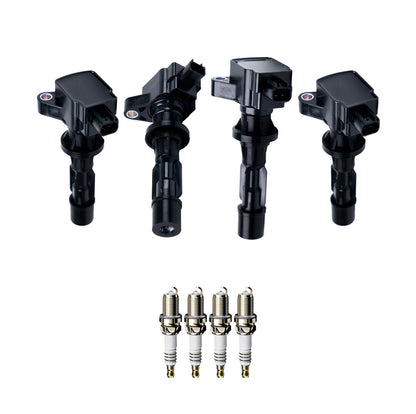 Ignition Coil and Iridium Spark Plugs for Mercury Milan (2006-2009) 2.3L