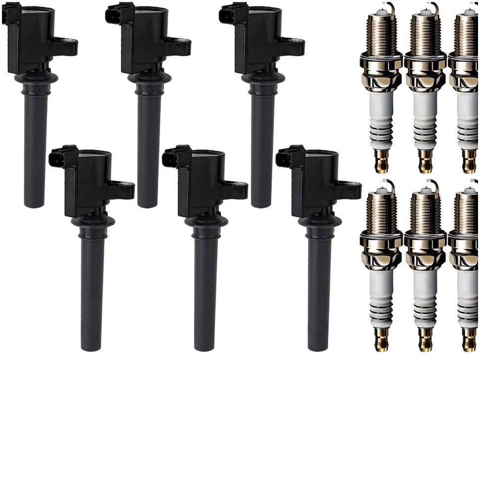 Ignition Coil and Iridium Spark Plugs for Mercury Sable (2000-2004) 3.0L