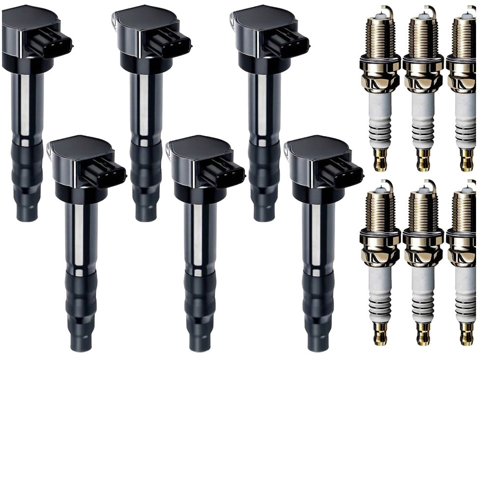 Ignition Coil and Iridium Spark Plugs for Mitsubishi Eclipse (2006-2012) 3.8L