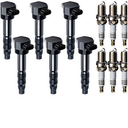Ignition Coil and Iridium Spark Plugs for Mitsubishi Eclipse (2006-2012) 3.8L