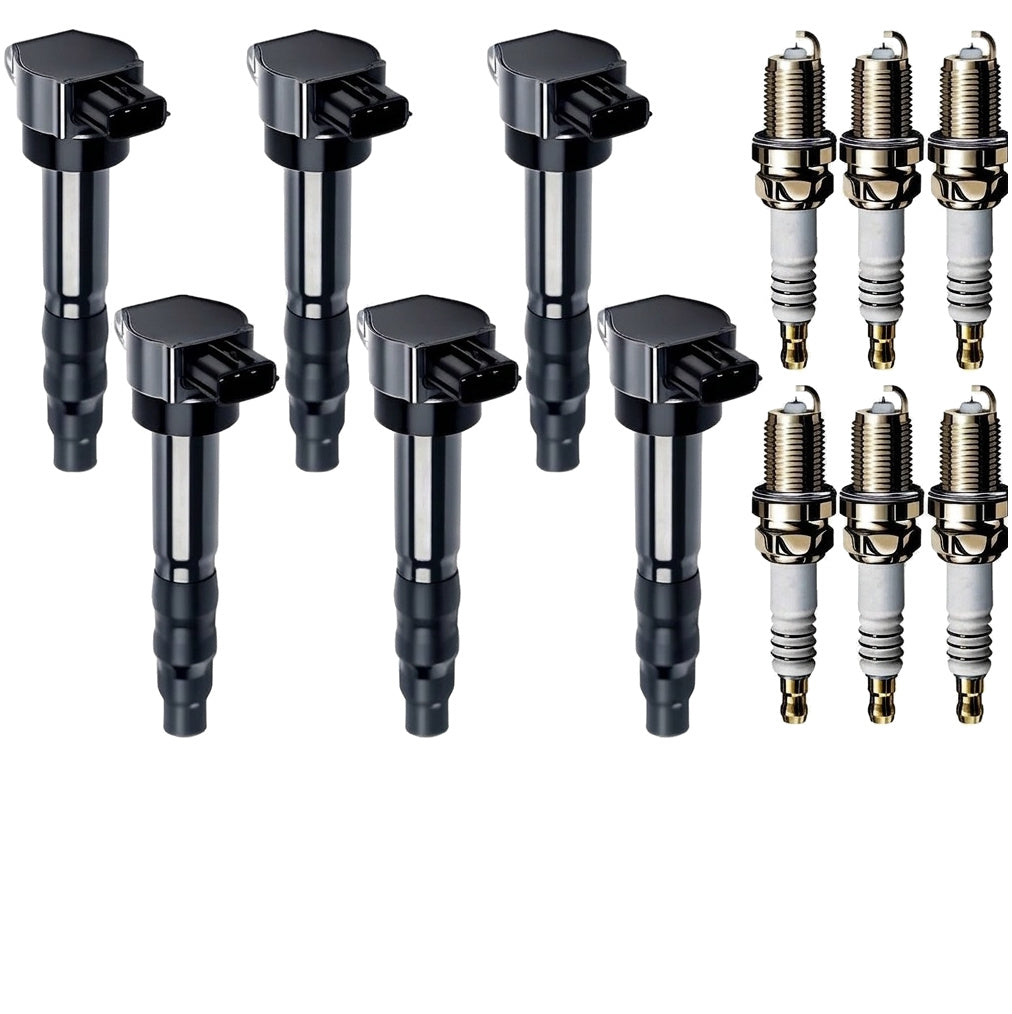 Ignition Coil and Iridium Spark Plugs for Mitsubishi Galant (2004-2012) 3.8L