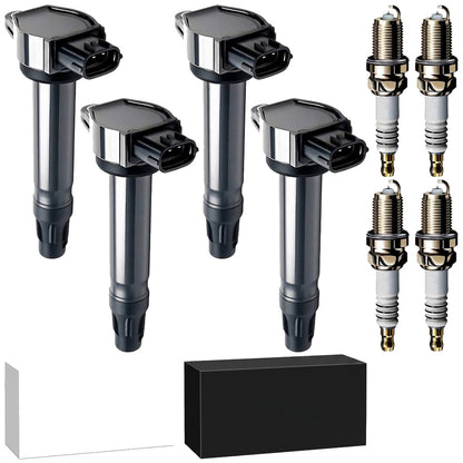 Ignition Coil and Iridium Spark Plugs for Mitsubishi Lancer (2008-2017) 2.0L