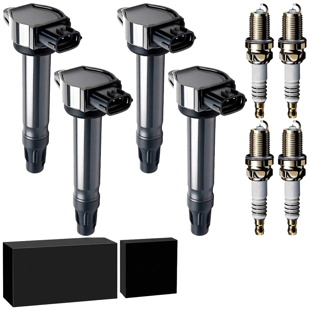Ignition Coil and Iridium Spark Plugs for Mitsubishi Lancer (2009-2017) 2.4L
