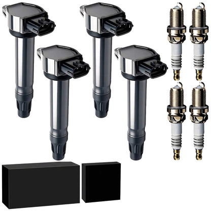 Ignition Coil and Iridium Spark Plugs for Mitsubishi Lancer (2009-2017) 2.4L