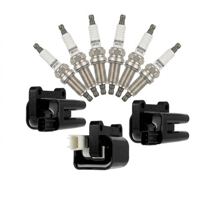 Ignition Coil and Iridium Spark Plugs for Mitsubishi Montero Sport (1997-2004) 3.5L