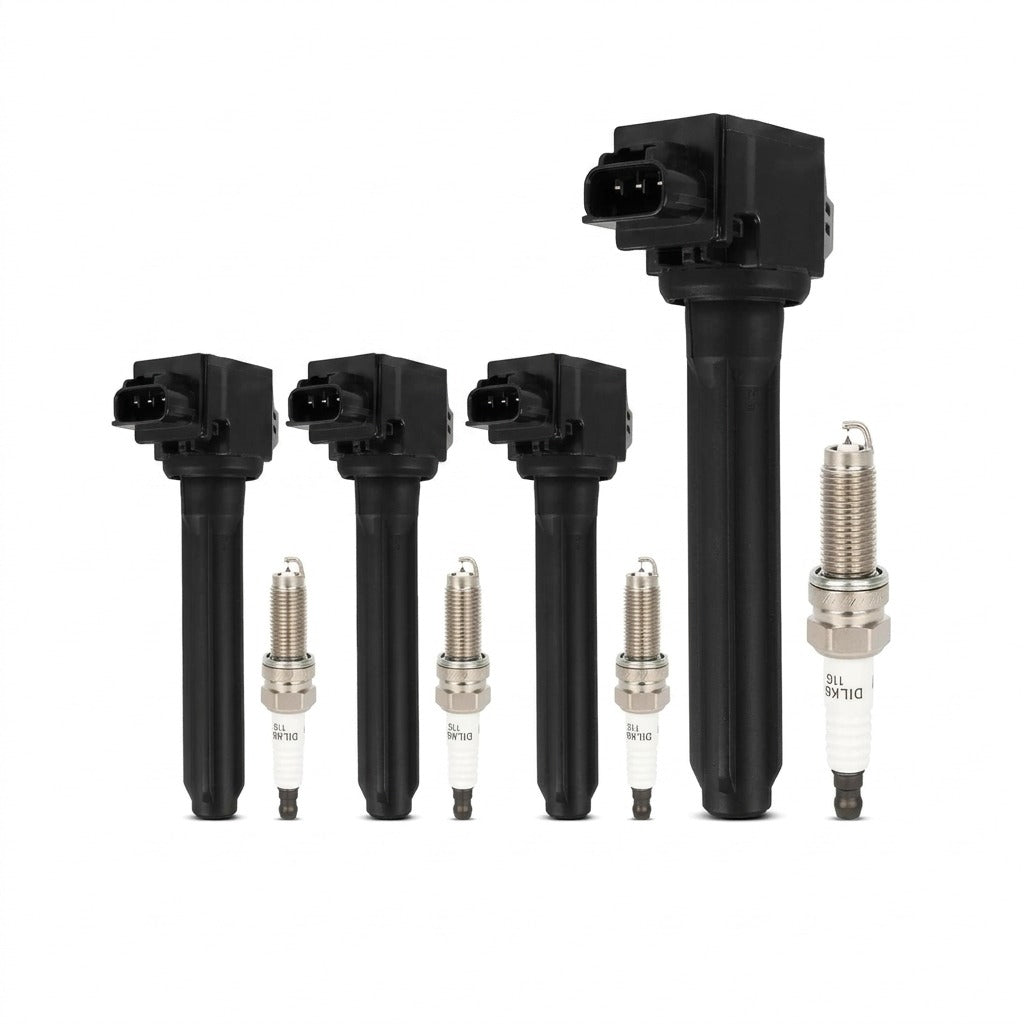 Ignition Coil and Iridium Spark Plugs for Mitsubishi Outlander (2014-2019) 2.4L
