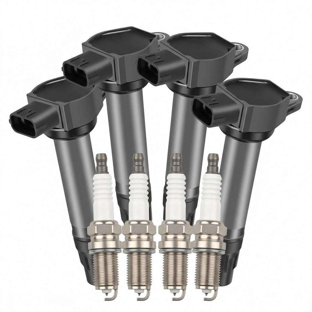 Ignition Coil and Iridium Spark Plugs for Mitsubishi RVR (2011-2015) 2.0L