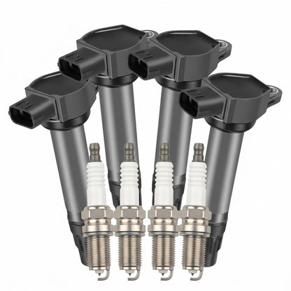 Ignition Coil and Iridium Spark Plugs for Mitsubishi RVR (2011-2015) 2.0L