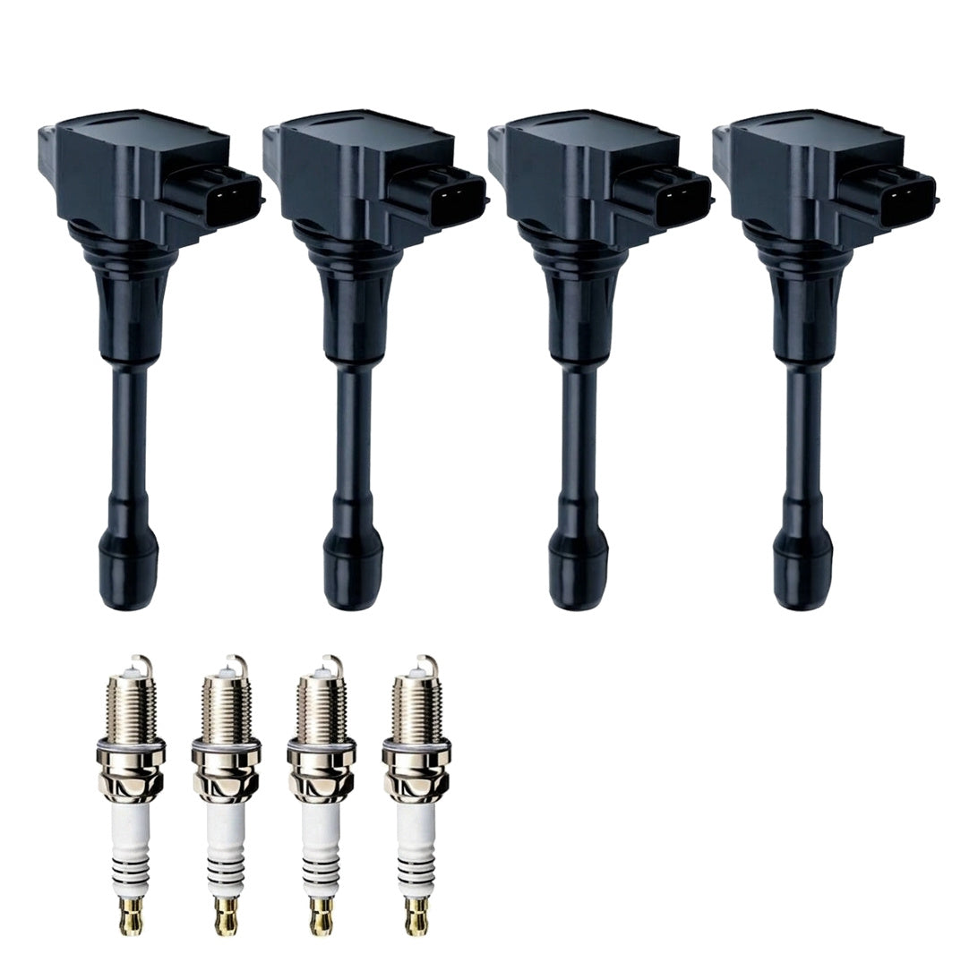 Ignition Coil and Iridium Spark Plugs for Nissan Altima (2007-2018) 2.5L