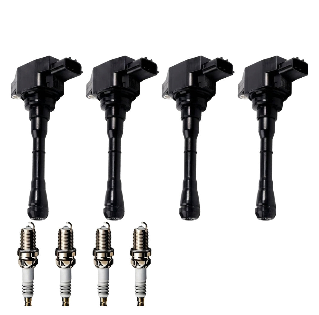 Ignition Coil and Iridium Spark Plugs for Nissan Juke (2011-2017) 1.6L