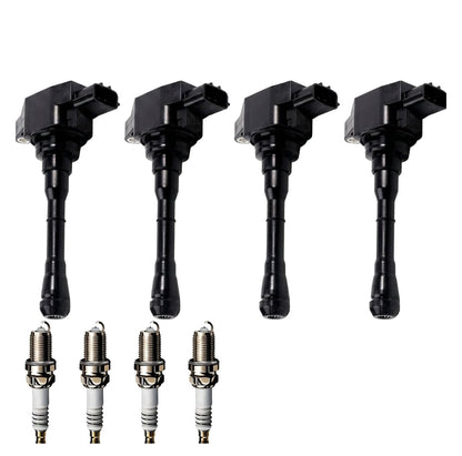 Ignition Coil and Iridium Spark Plugs for Nissan Juke (2011-2017) 1.6L