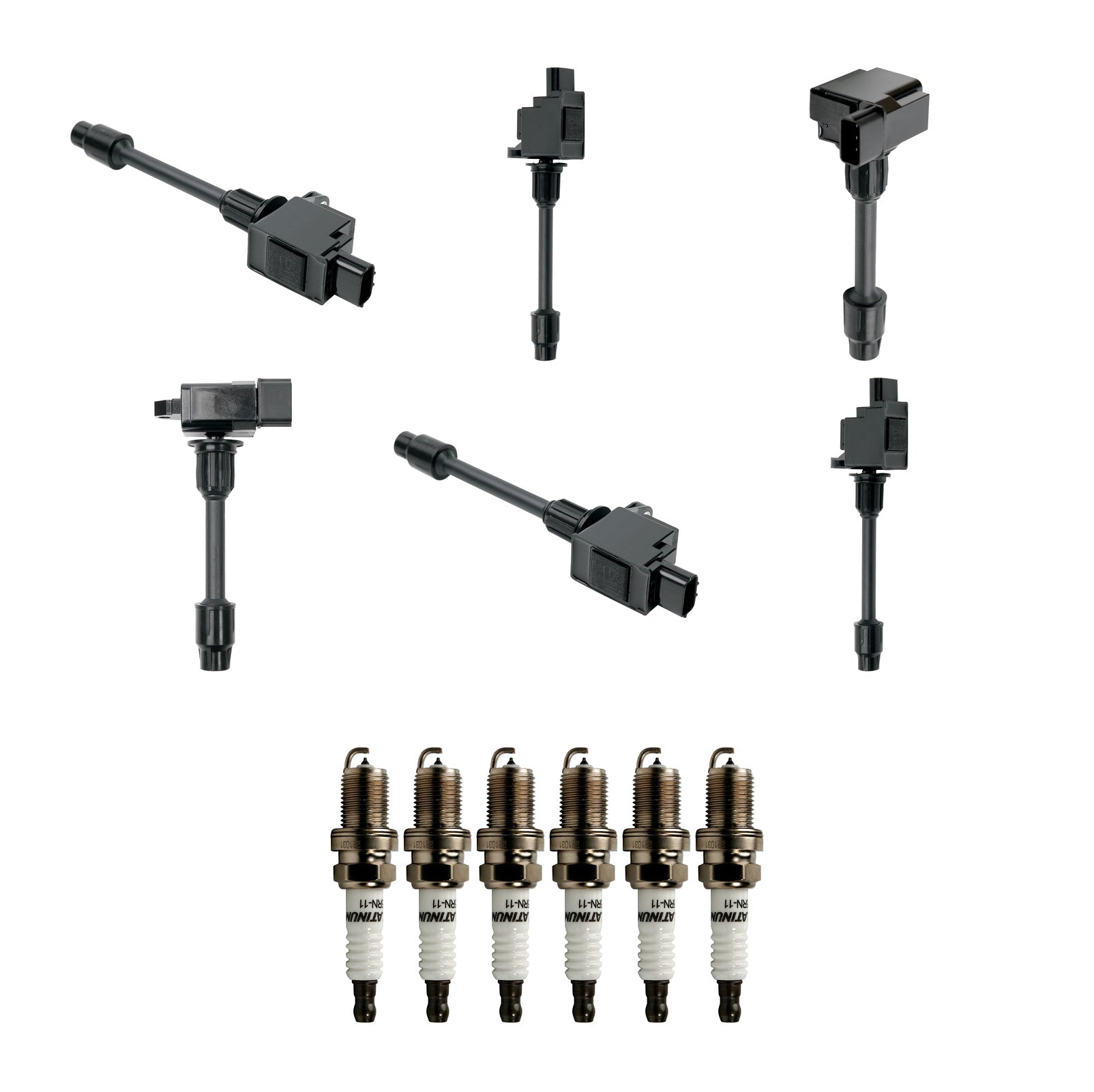 Ignition Coil and Iridium Spark Plugs for Nissan Maxima (2000-2001) 3.0L
