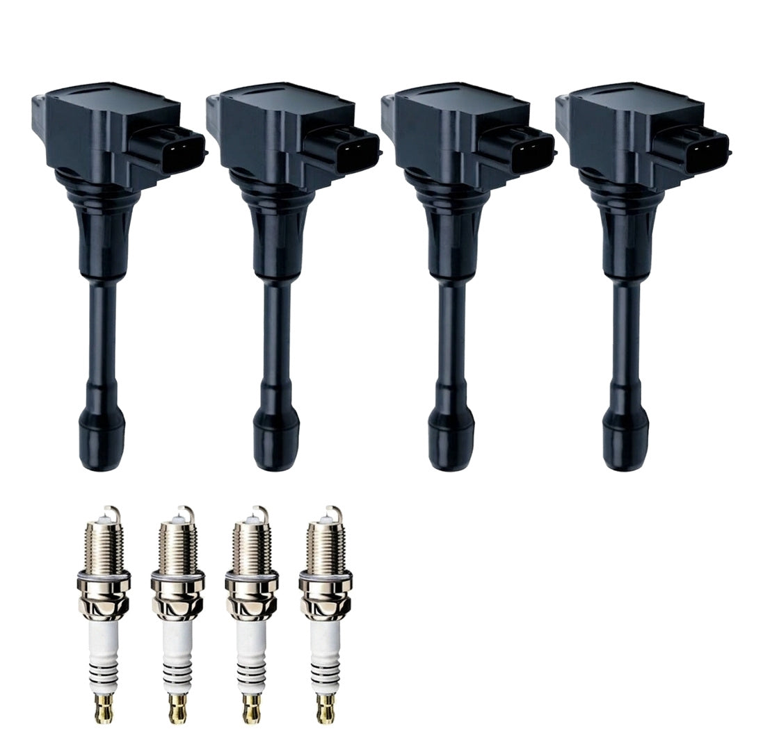 Ignition Coil and Iridium Spark Plugs for Nissan NV200 (2013-2020) 2.0L