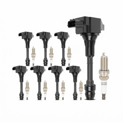 Ignition Coil and Iridium Spark Plugs for Nissan NV2500 (2012-2016) 5.6L