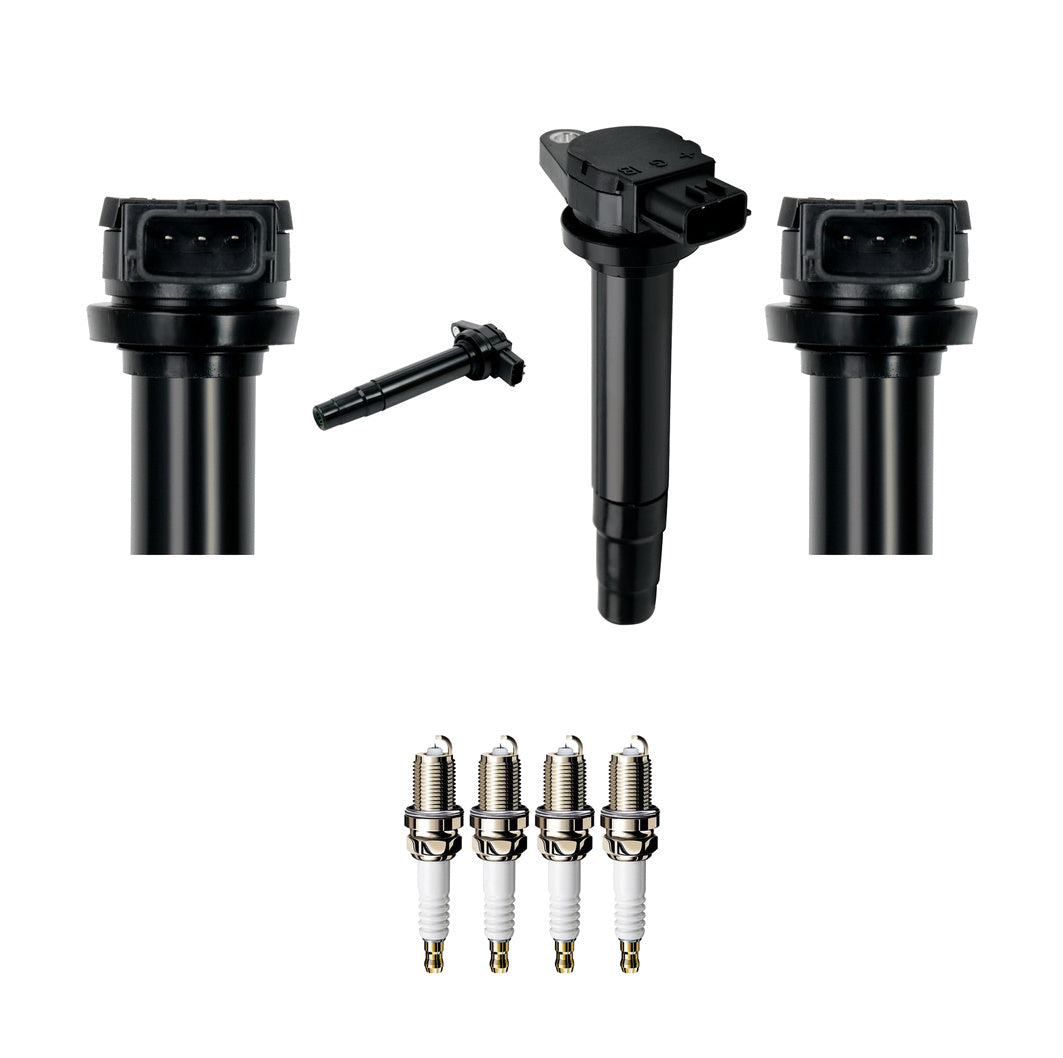 Ignition Coil and Iridium Spark Plugs for Nissan Sentra (2000-2001) 1.8L 2.0L