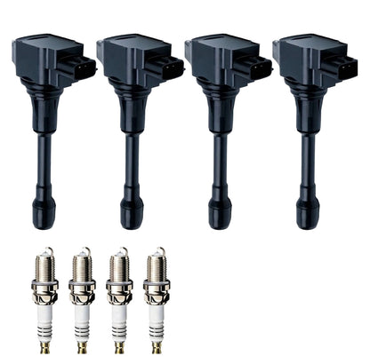 Ignition Coil and Iridium Spark Plugs for Nissan Sentra (2013-2019) 1.8L