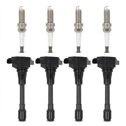 Ignition Coil and Iridium Spark Plugs for Nissan X-Trail (2014-2017) 2.5L