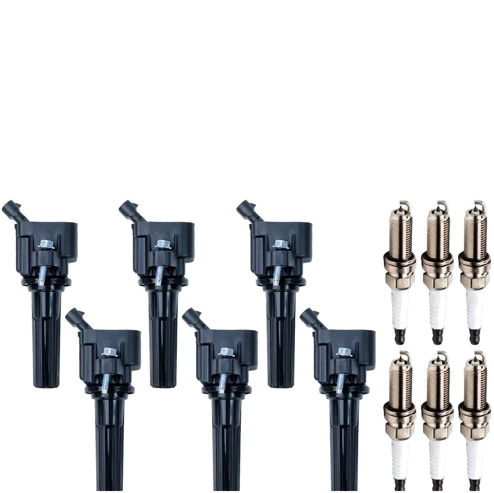 Ignition Coil and Iridium Spark Plugs for Oldsmobile Bravada (2002-2004) 4.2L