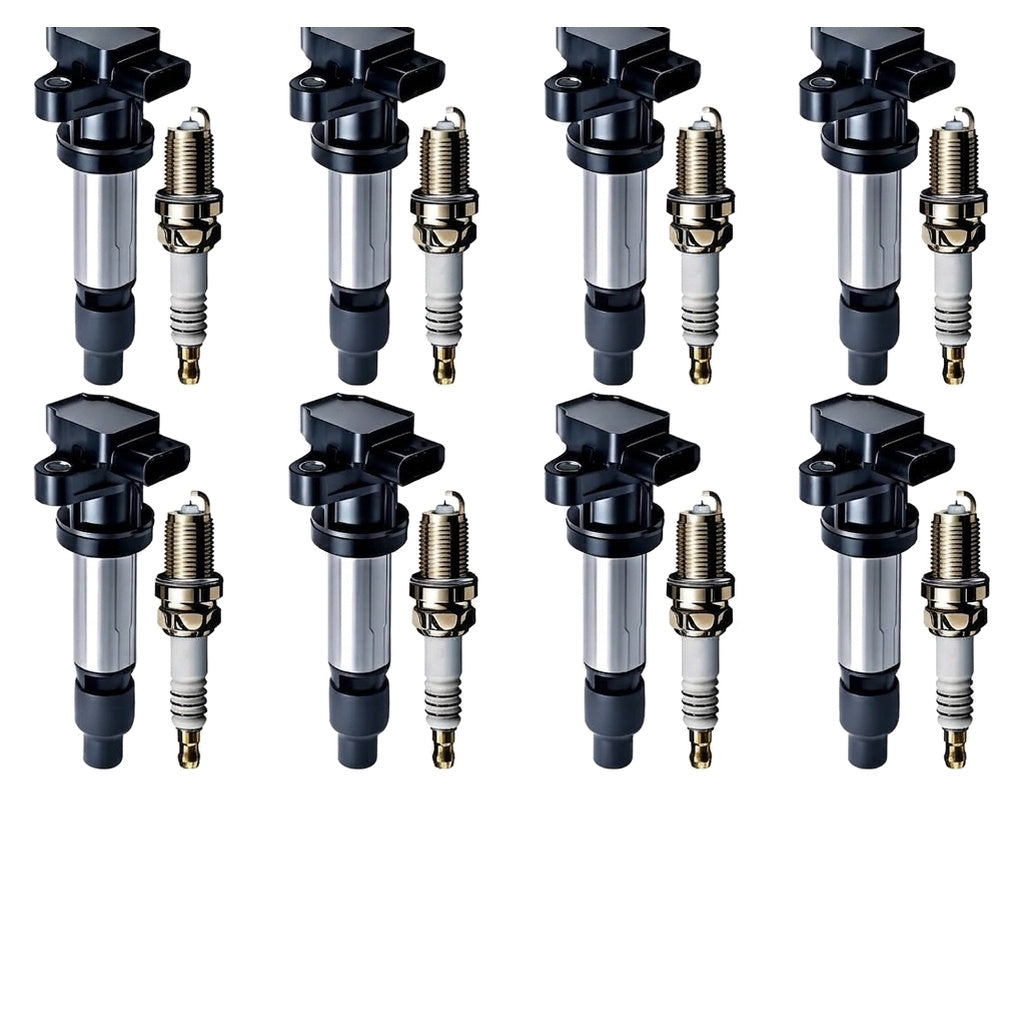 Ignition Coil and Iridium Spark Plugs for Pontiac Bonneville (2004-2005) 4.6L