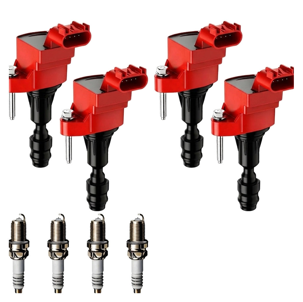 Ignition Coil and Iridium Spark Plugs for Pontiac Solstice (2007-2009) 2.0L