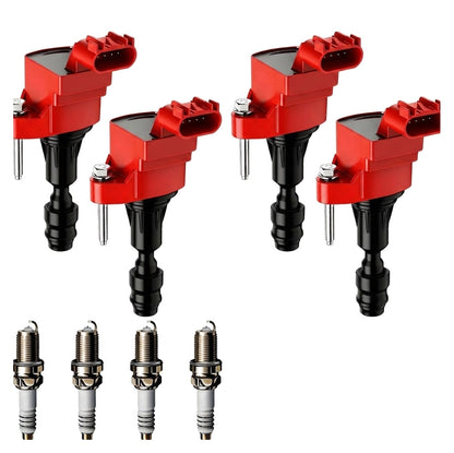 Ignition Coil and Iridium Spark Plugs for Pontiac Solstice (2007-2009) 2.0L