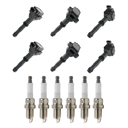 Ignition Coil and Iridium Spark Plugs for Porsche 911 (1999-2009) 3.4L 3.6L 3.8L