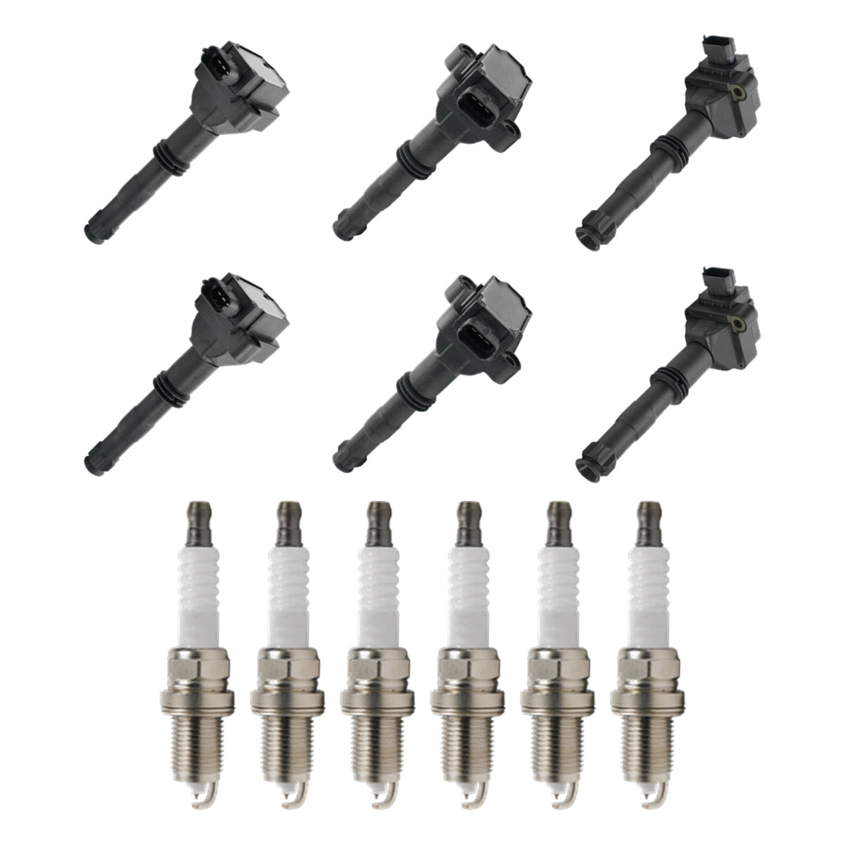 Ignition Coil and Iridium Spark Plugs for Porsche Boxster (1997-2008) 2.5L 2.7L 3.2L 3.4L