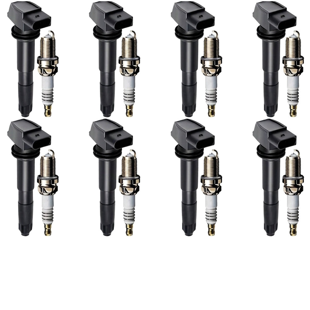 Ignition Coil and Iridium Spark Plugs for Porsche Cayenne (2003-2006) 4.5L
