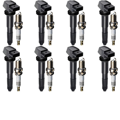Ignition Coil and Iridium Spark Plugs for Porsche Cayenne (2003-2006) 4.5L