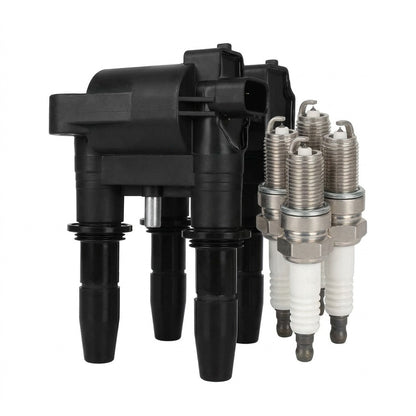 Ignition Coil and Iridium Spark Plugs for Saturn Astra (2008-2009) 1.8L