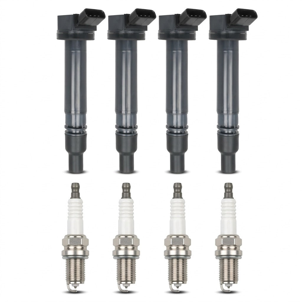 Ignition Coil and Iridium Spark Plugs for Scion iQ (2012-2015) 1.3L