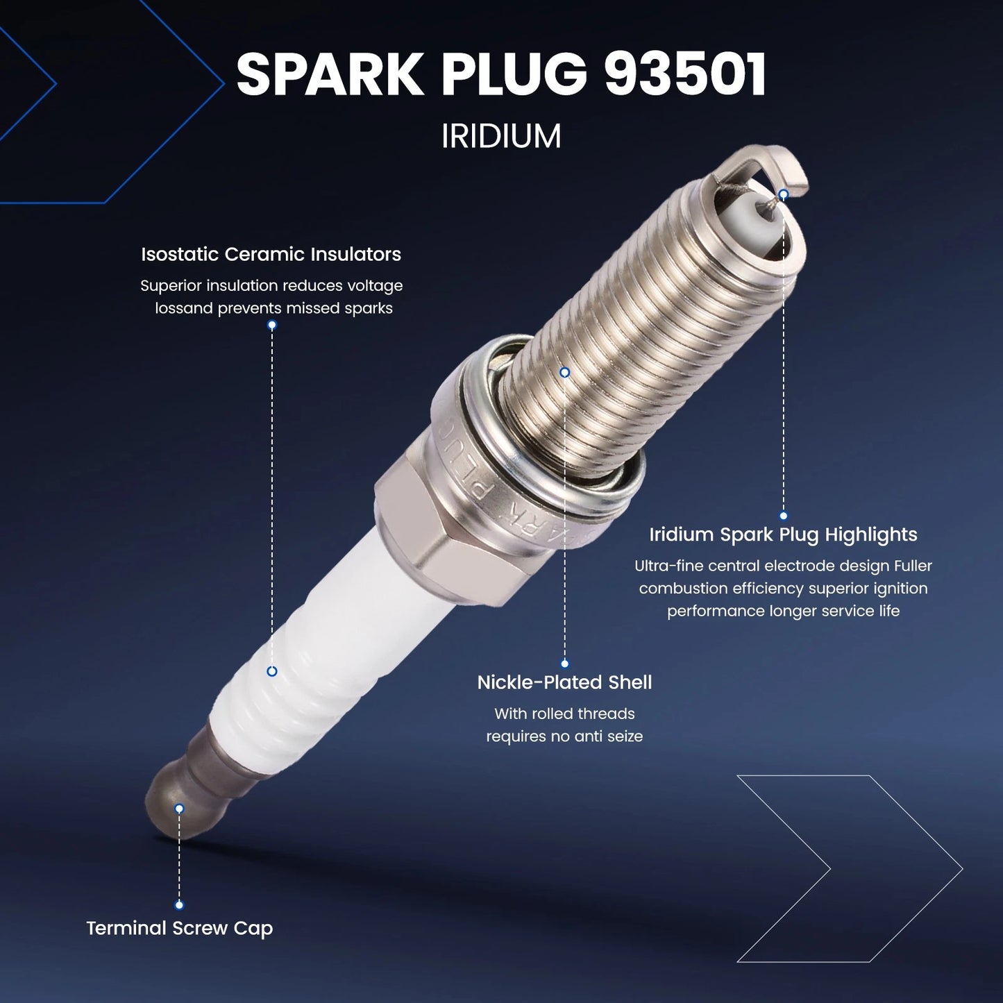 Ignition Coil and Iridium Spark Plugs for Subaru BRZ (2017-2020) 2.0L