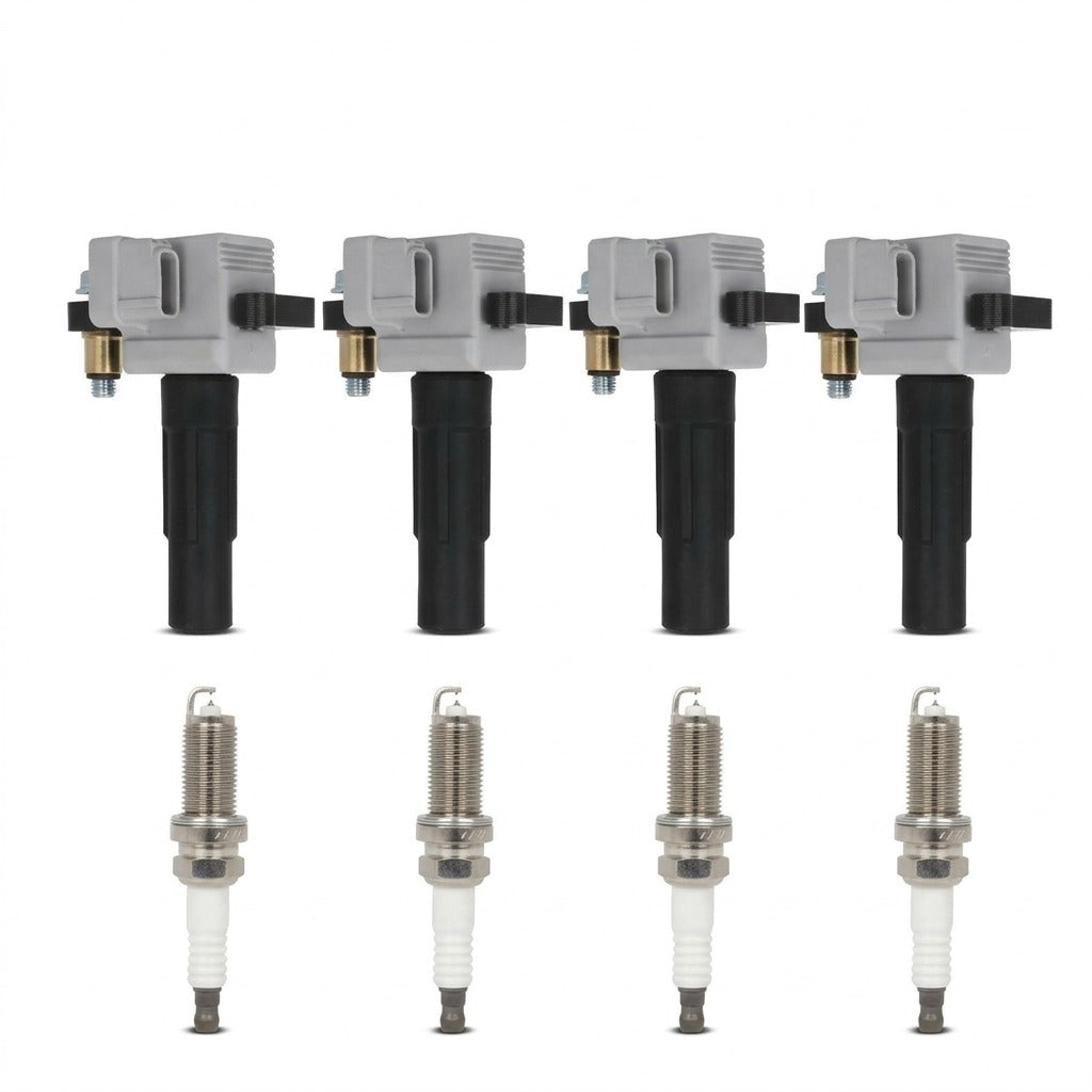 Ignition Coil and Iridium Spark Plugs for Subaru Outback (2005-2009) 2.5L