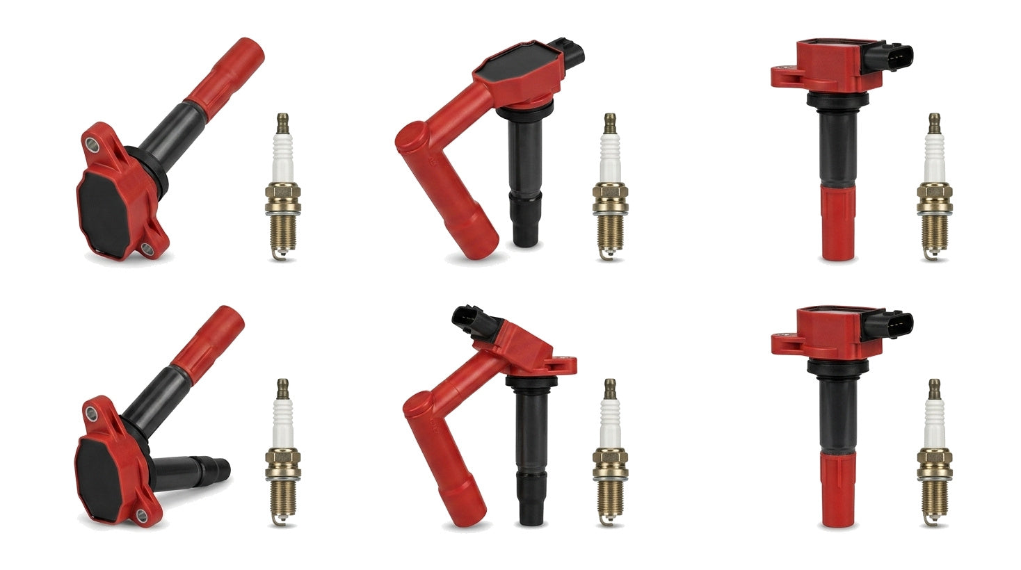 Ignition Coil and Iridium Spark Plugs for Subaru Outback (2010-2011) 3.6L