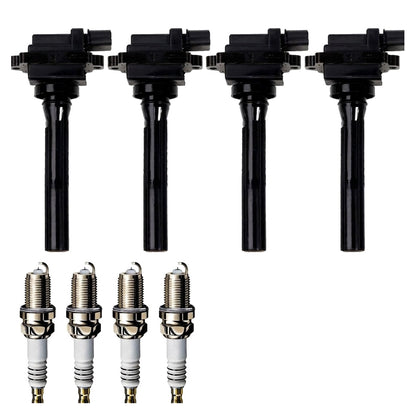 Ignition Coil and Iridium Spark Plugs for Suzuki Aerio (2004-2007) 2.3L