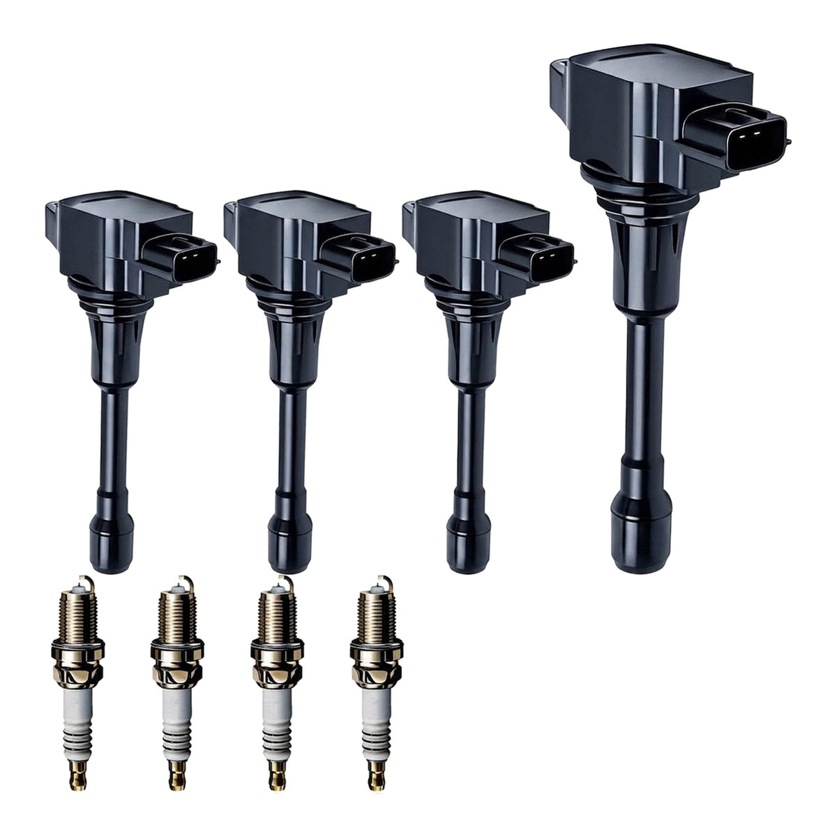 Ignition Coil and Iridium Spark Plugs for Suzuki Equator (2009-2012) 2.5L