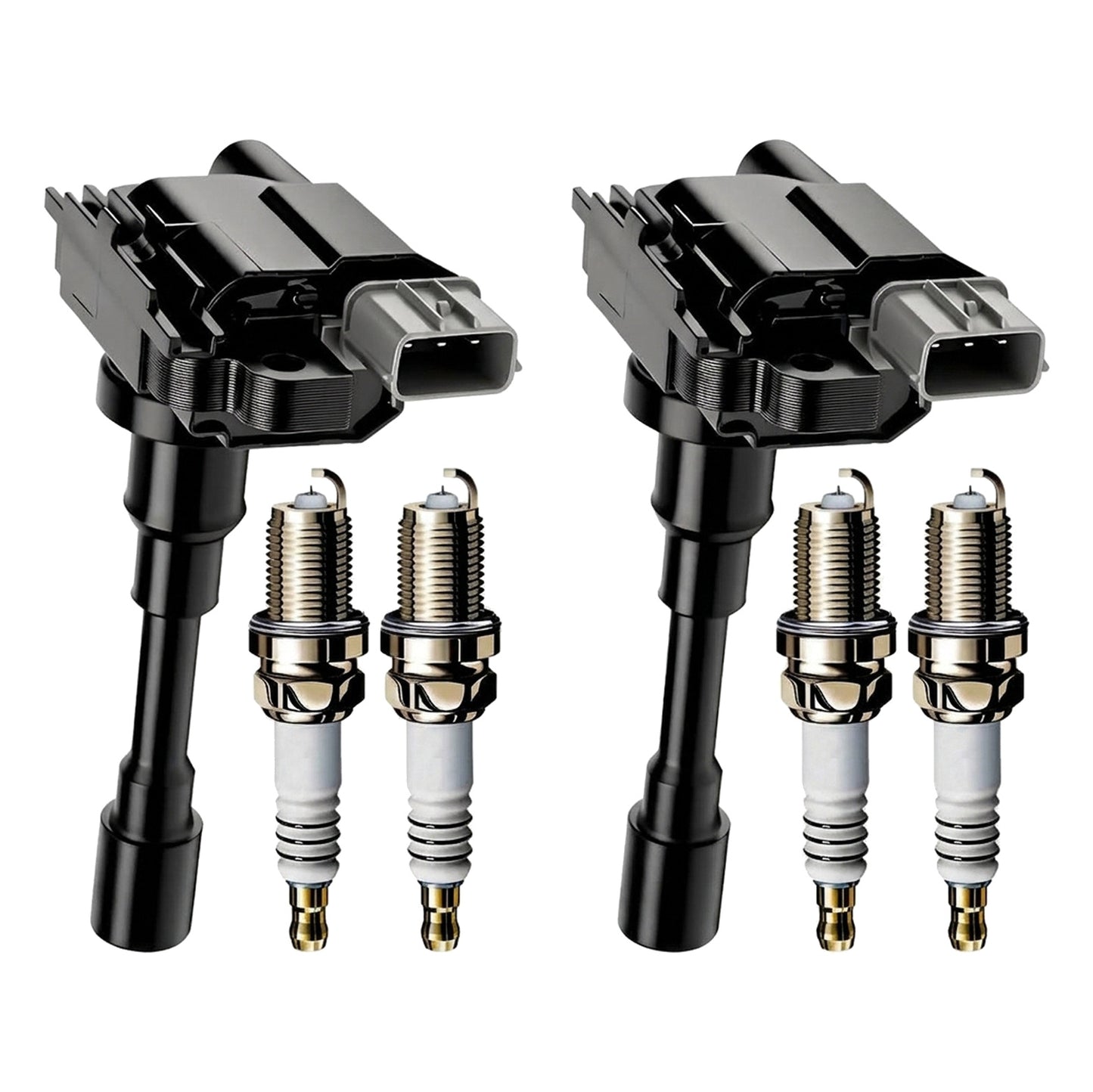 Ignition Coil and Iridium Spark Plugs for Suzuki Esteem (1999-2001) 1.6L