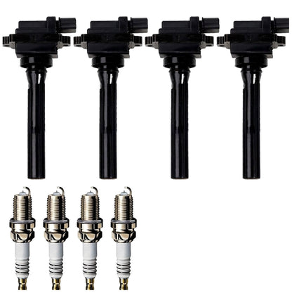 Ignition Coil and Iridium Spark Plugs for Suzuki Esteem (1999-2002) 1.8L