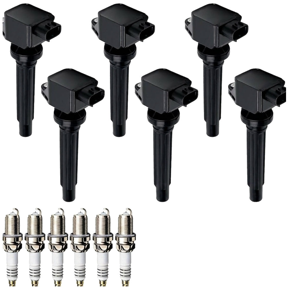 Ignition Coil and Iridium Spark Plugs for Suzuki Grand Vitara (2006-2008) 2.7L