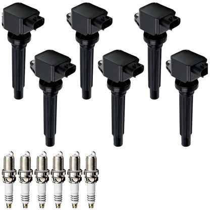 Ignition Coil and Iridium Spark Plugs for Suzuki Grand Vitara (2006-2008) 2.7L