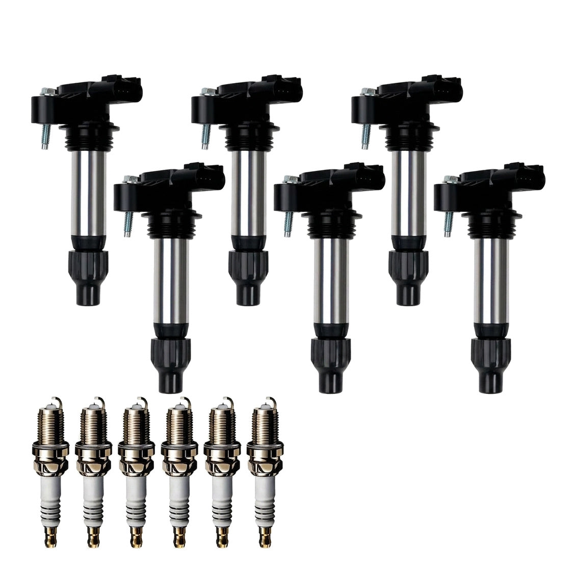 Ignition Coil and Iridium Spark Plugs for Suzuki Grand Vitara (2009-2010) 3.2L