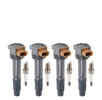 Ignition Coil and Iridium Spark Plugs for Suzuki Grand Vitara (2009-2013) 2.4L